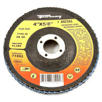 Flap Disc, Type 29, 4" x 5/8", ZA60