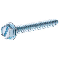 Blue Conical Plastic Anchor Kits #6-8 HWH Slotted