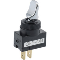 Chrome SPST On-Off Toggle Switch (20 Amp)