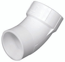 ELBOW 45 PVC DWV STREET 2