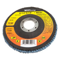 DISC FLAP T27 FLAT 4-1/2 X 7/8 80 GRIT