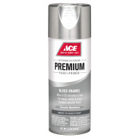 Ace Premium Gloss Chrome Aluminium Enamel Spray Paint 12 ounce