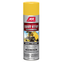 Ace Rust Stop Gloss John Deere Yellow Protective Enamel Spray 15 ounce
