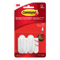 HOOK COMMAND SMALL WHITE