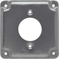 COVER 4 SQUARE 20 AMP RECEPTACLE