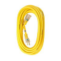 CORD EXTENSION YELLOW JACKET 12/3 25 FOOT