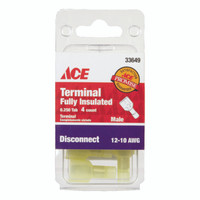 DISC MALE INSULATED 12-10 AWG 4 PACK