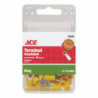 TERMINAL RING INSULATED 12-10 AWG 8-10 STUD