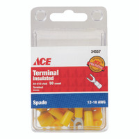 TERMINAL SPADE INSULATED 12-10 AWG 8-10 STUD