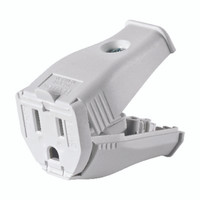 GROUND CORD OUTLET 15 AMP WHITE