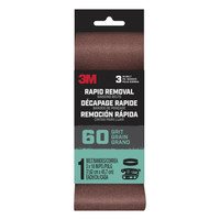 3M Rapid Removal 18 in. L x 3 in. W Aluminum Oxide Sanding Belt 60 Grit 1 pc.