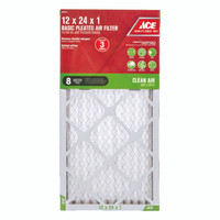Ace 12 in. W x 24 in. H x 1 in. D Pleated 8 MERV Pleated Air Filter