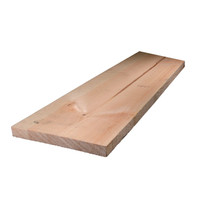 Alexandria Moulding 8 in. W x 4 ft. L x 1 in. Pine Board