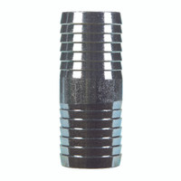 BK Products 1-1/2 in. Barb x 1-1/2 in. Dia. Barb Galvanized Steel Coupling