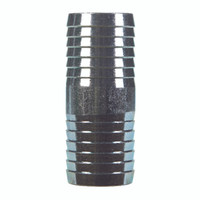 BK Products 1-1/4 in. Barb x 1-1/4 in. Dia. Barb Galvanized Steel Coupling