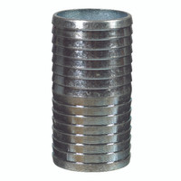 BK Products 2 in. Barb x 2 in. Dia. Barb Galvanized Steel Coupling