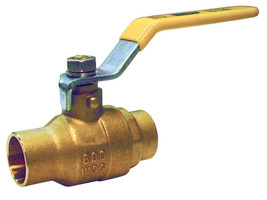 BK Products ProLine 1 in. Brass Solder Ball Valve Full Port