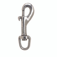 Campbell Chain 1/2 in. Dia. x 3-5/16 in. L Polished Stainless Steel Bolt Snap 170 lb.