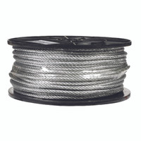 Campbell Chain Galvanized Galvanized Steel 3/16 in. Dia. x 250 ft. L Aircraft Cable