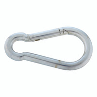 Campbell Chain Zinc-Plated Steel Spring Snap 280 lb. 4 in. L