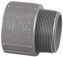 Charlotte Pipe 3/4 in. Slip x 3/4 in. Dia. MPT PVC Adapter