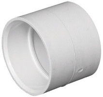 Charlotte Pipe Schedule 40 3 in. Hub x 3 in. Dia. Hub PVC Coupling