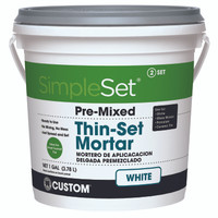 Custom Building Products SimpleSet White Thin-Set Mortar 1 gal.