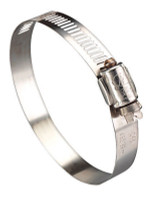 Ideal Hy Gear 1/2 in. to 1-1/4 in. SAE 12 Silver Hose Clamp Stainless Steel Band