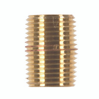 JMF 1/2 in. MPT Brass Close Nipple