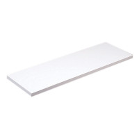 Knape & Vogt 8 in. H x 8 in. W x 36 in. D White Melatex Laminate/Particle Board Shelf