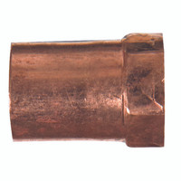 Mueller Streamline 3/4 in. Copper x 1/2 in. Dia. FIP Copper Pipe Adapter