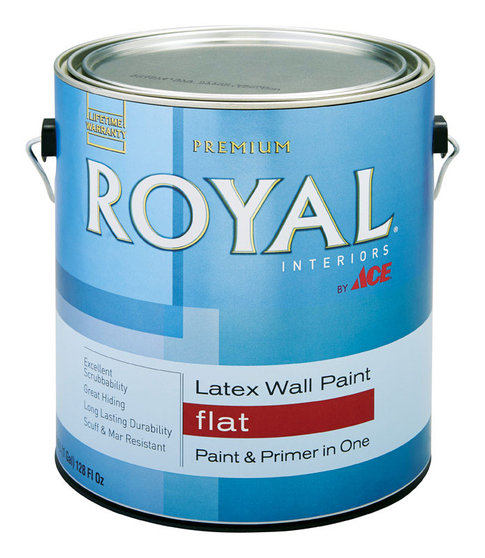 Ace Royal Flat Ultra White Latex Paint Indoor 1 gal. - Miller Industrial