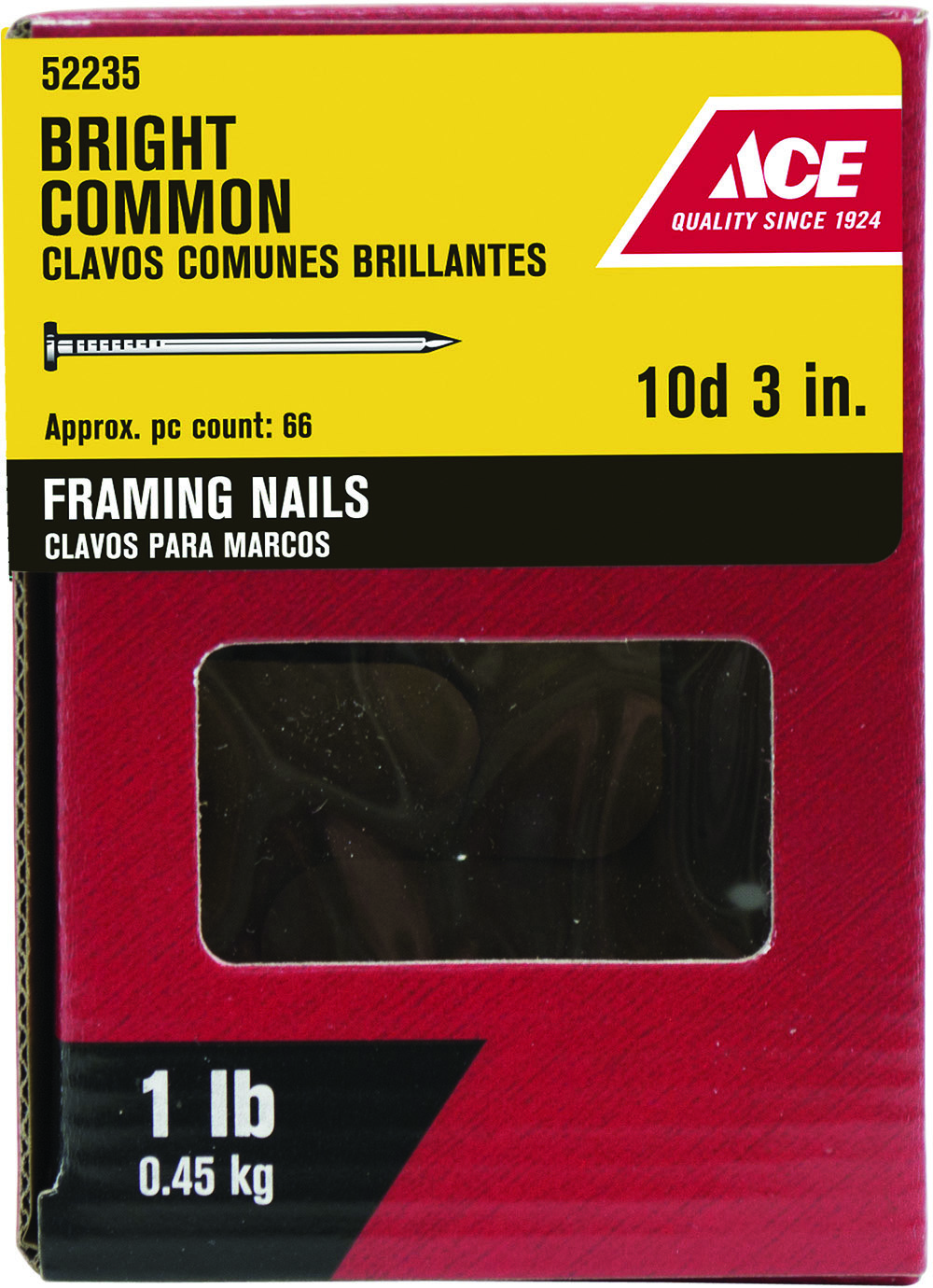 Amazon.com: 3 Inch (10D) Bright Finish Finish Nails - 1 Pound ~ 130 Nails :  Industrial & Scientific