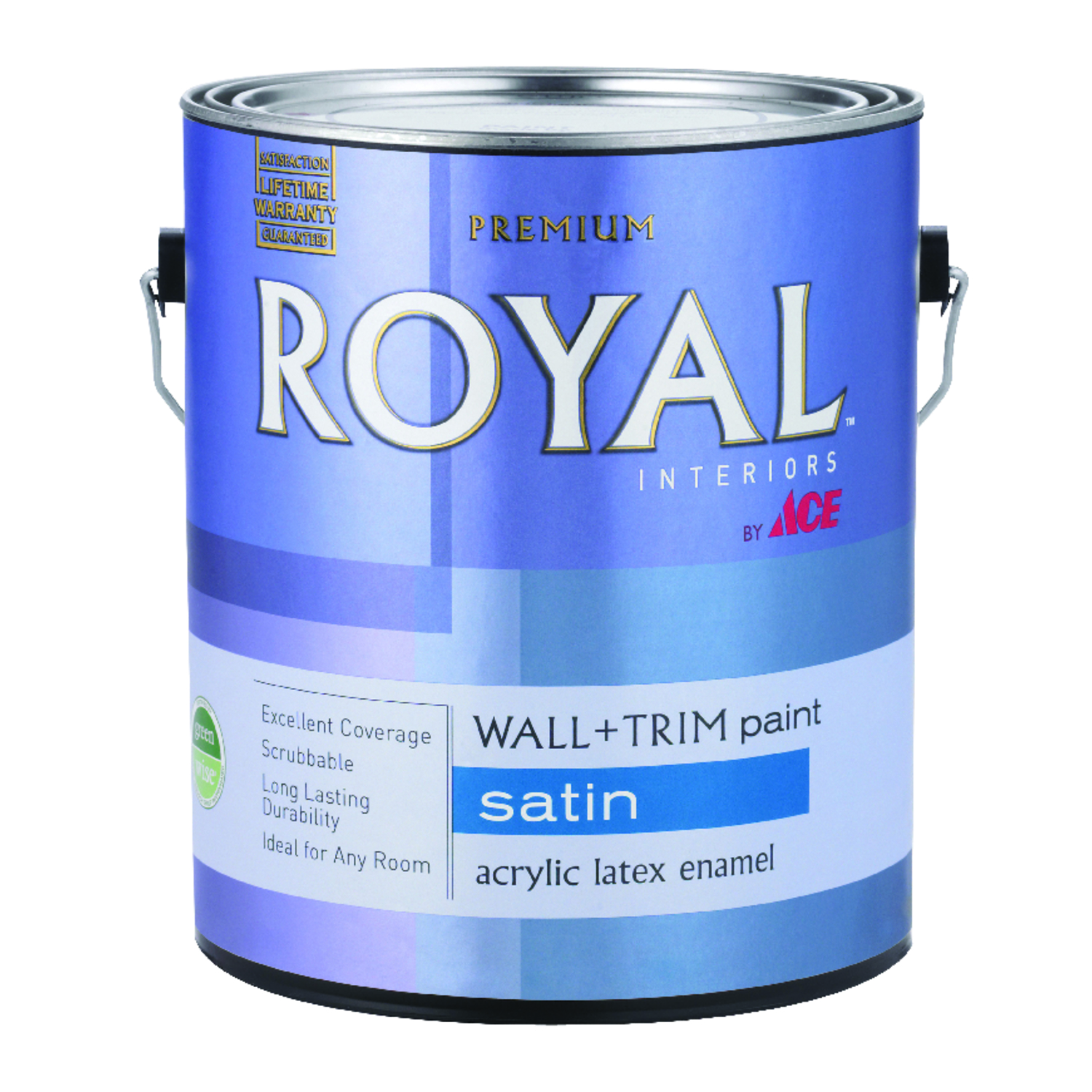 Ready to Use Colors Interior Satin Acrylic Latex Paint, Off White, Gallon