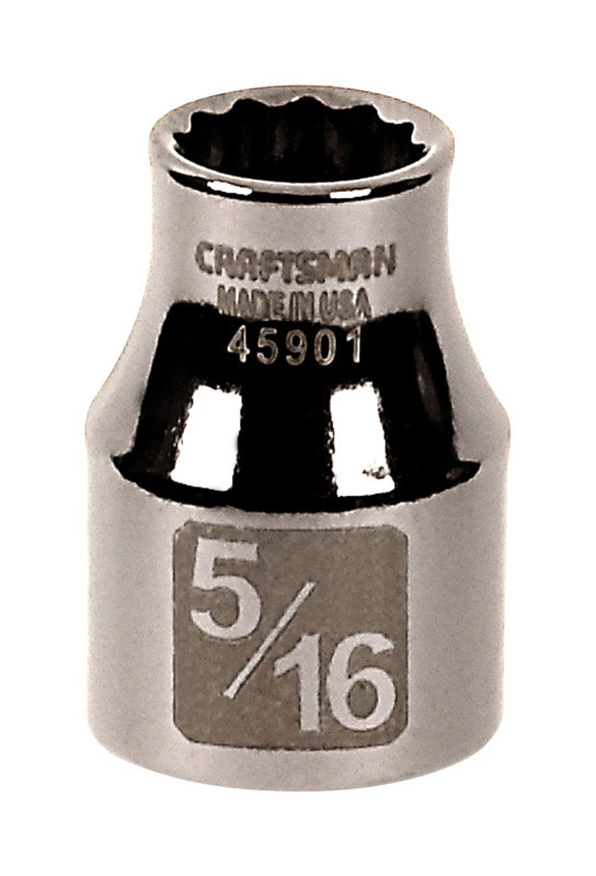 CRAFTSMAN SOCKET 3/8 DRIVE 5/16 12 POINT - Miller Industrial