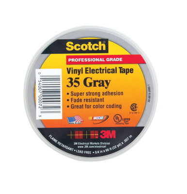 3M Scotch Professional Grade Vinyl Electrical Tape 35 - Orange