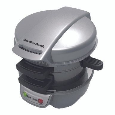 Hamilton Beach Breakfast Sandwich Maker, Gray 25475 