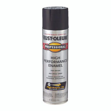 Rust-Oleum Professional Gloss Black Spray Paint 15 oz - Ace Hardware