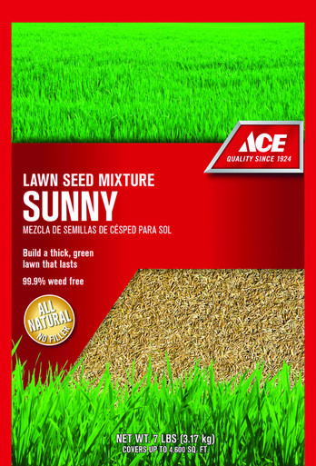 Ace Northern Mix Full Sun Lawn Seed Mixture 7 Lb Miller Industrial 