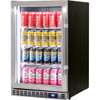 Schmick Quiet Running Front Venting Under Bench Glass Door Bar Fridge -SK116-SS