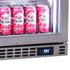 Schmick Quiet Running Front Venting Under Bench Heated Glass Door Bar Fridge - SK116L-HD