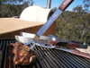 Man Law BBQ 3 Piece Premium Hardwood Handle Tool Set - MAN-H2