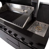 Gasmate Nova Graphite 6 Burner BBQ Kitchen, Double Fridge  and Storage Module - 3.2 m