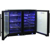 Schmick Under Bench Dual Zone Beer And Wine Bar Fridge - JC95-Combo-B