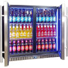 Schmick Quiet Running Heated Glass 2 Door Bar Fridge - SK246-HD