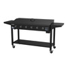 Gasmate Caterer Black Flat Plate 6 Burner BBQ - BQ3465