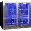 Beefeater Premium 7000 5 Burner Built In BBQ - BBF7655SA + Schmick Quiet Running Heated Glass 2 Door Bar Fridge - SK246-HD