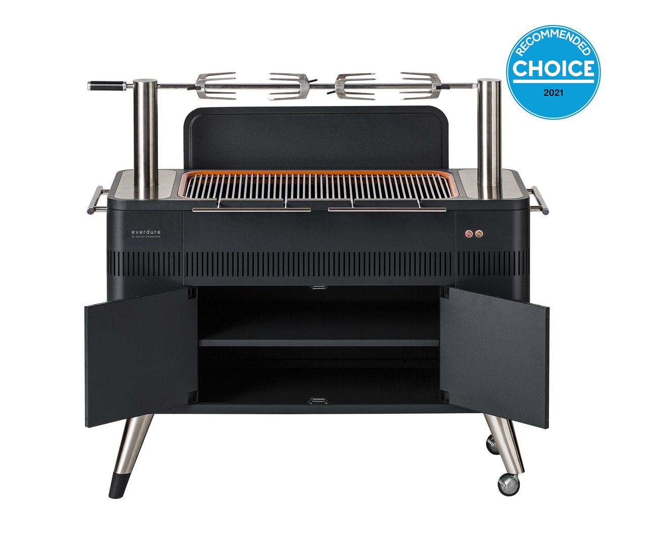 HUB Charcoal BBQ Everdure by Heston Blumenthal The BBQ King One