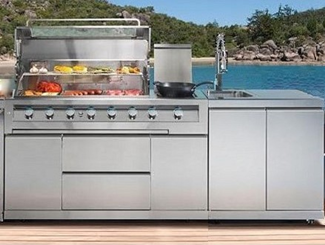 Galaxy Outdoor Kitchen Paddington Package The Bbq King One