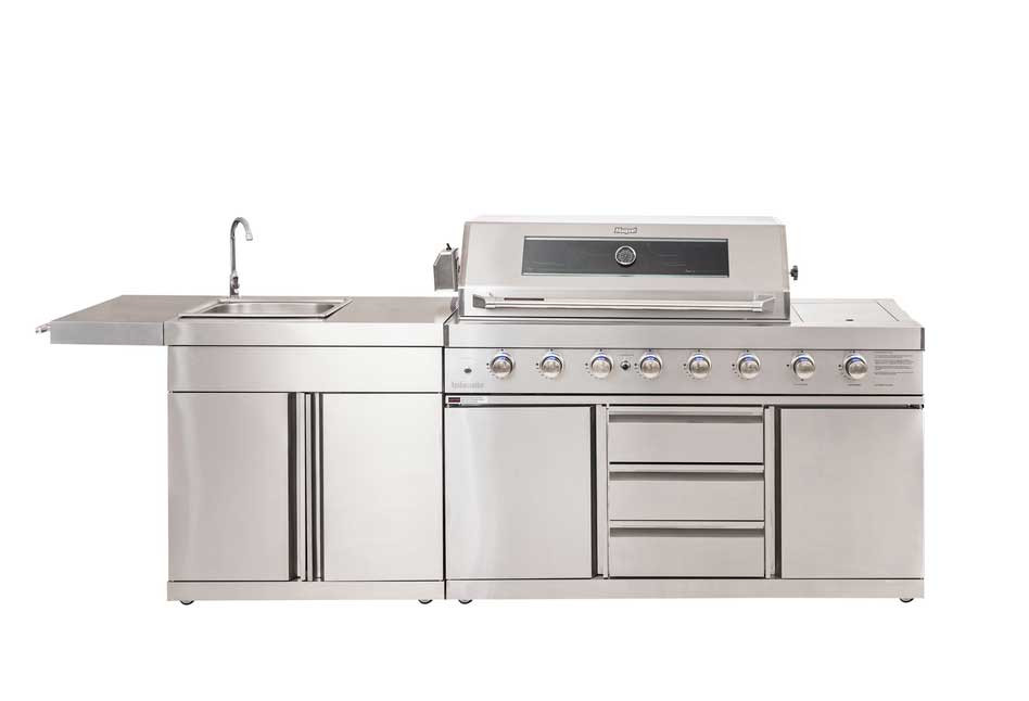 MASPORT Ambassador Outdoor Walsh Bay Kitchen Package BBQ/Sink Unit